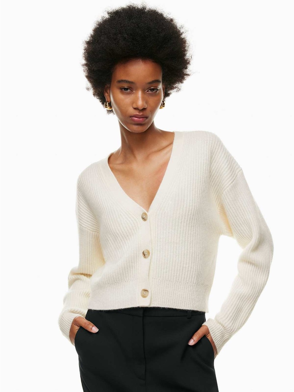 Aritzia Babaton Luxe Cashmere Canberra Cardigan | Size 2XL